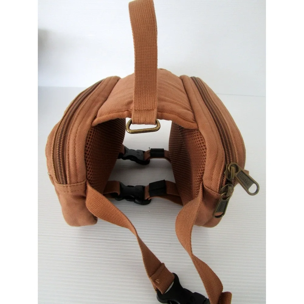 Duluth Trading Company Dog Saddle Bag Pack Harness Brown Size Medium